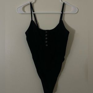 Forever 21 Black Tank Top Bodysuit